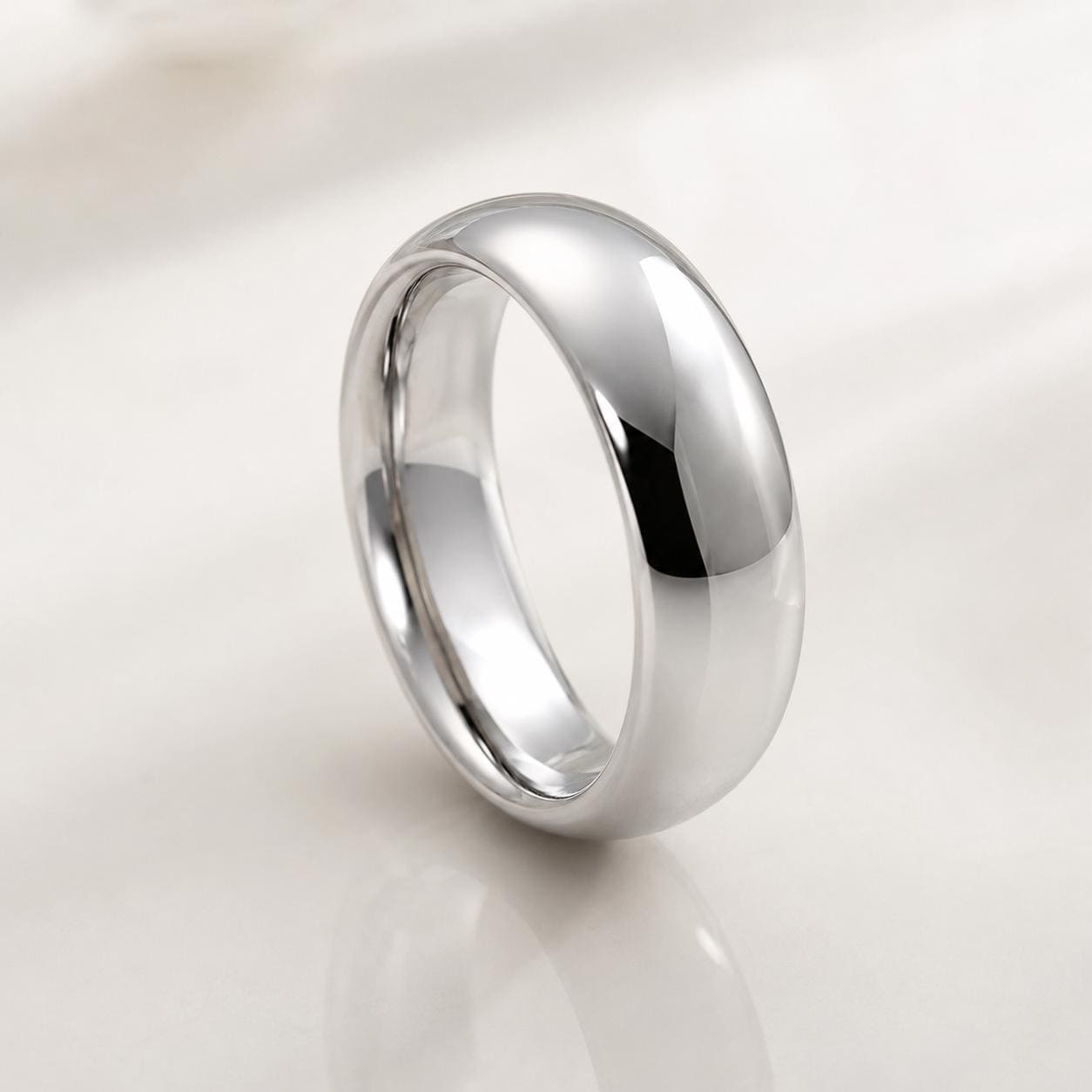 Plain Stainless Steel Unisex Ring