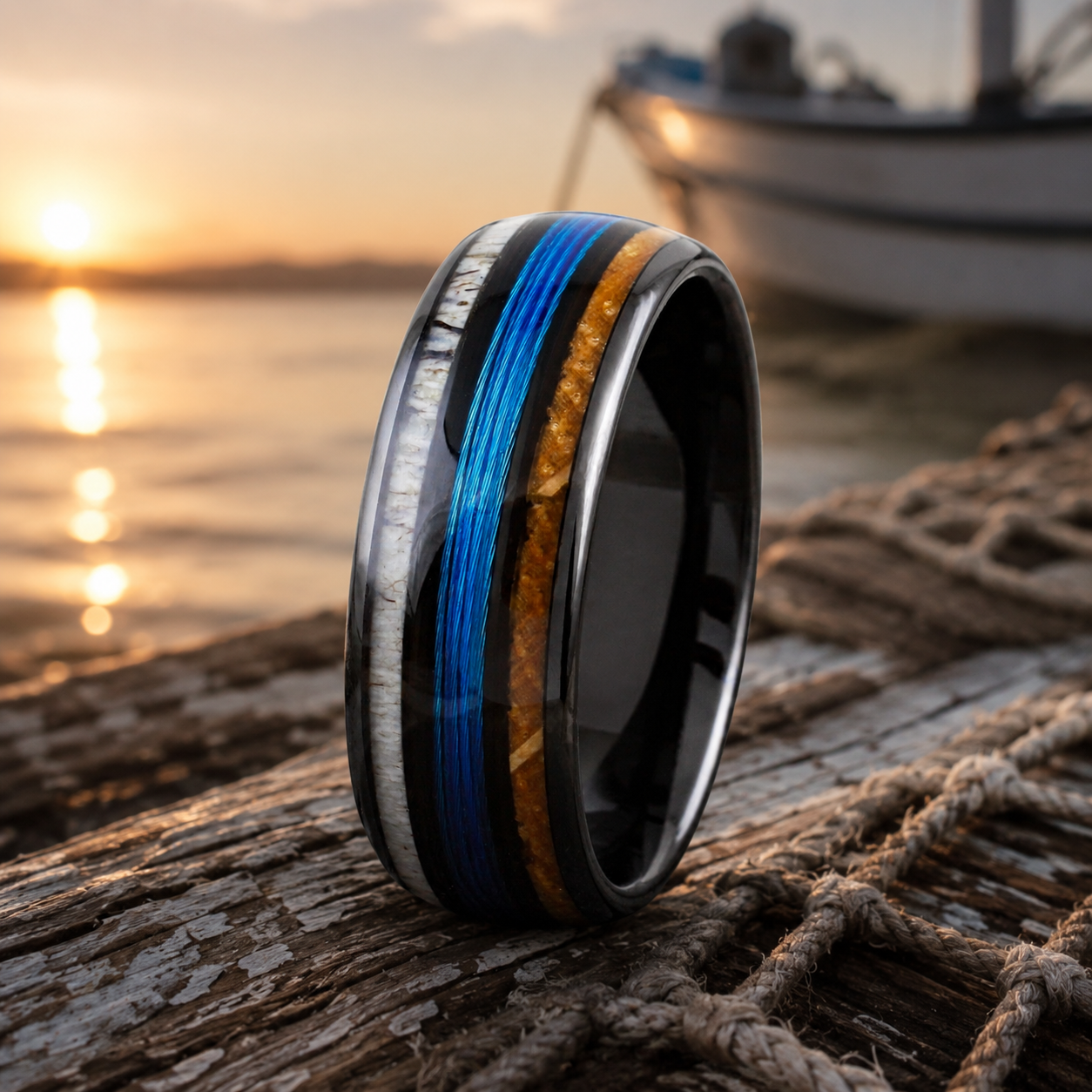 Blue Fishing Line