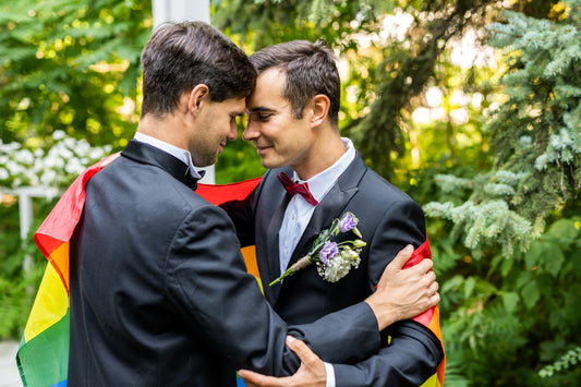homosexual gay lgbtq+ wedding rings bands