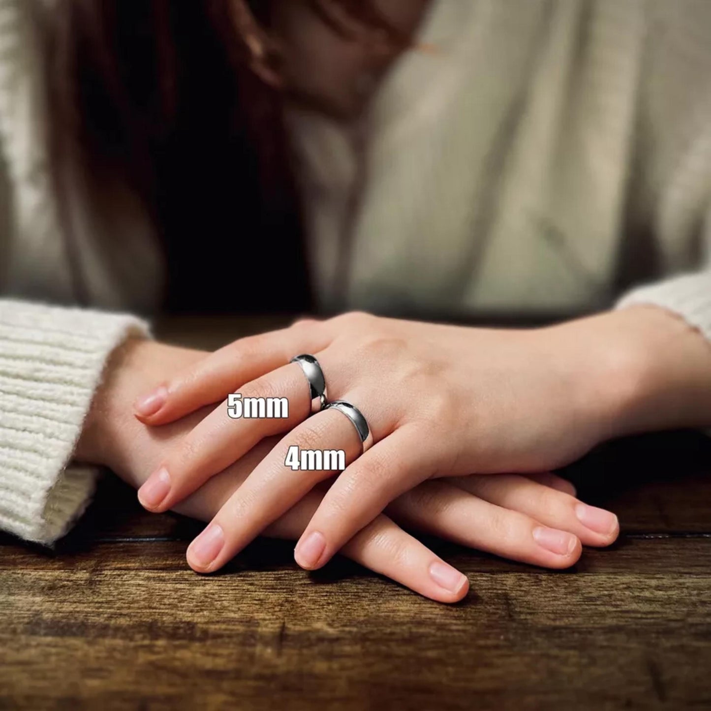 Plain Stainless Steel Unisex Ring
