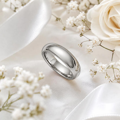 Plain Stainless Steel Unisex Ring