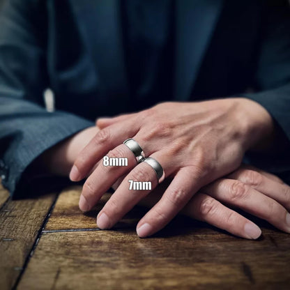 Plain Stainless Steel Unisex Ring