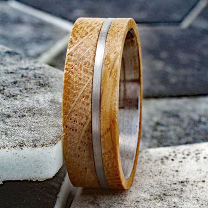 Offset Brushed Stripe Band