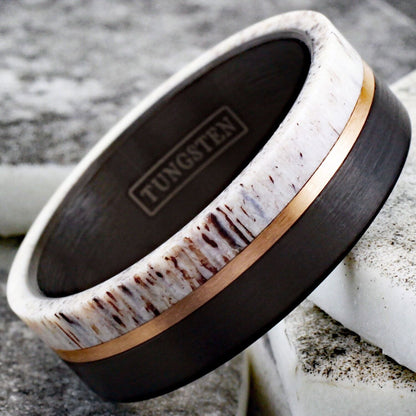 Brushed Tungsten w/ Gold Plated