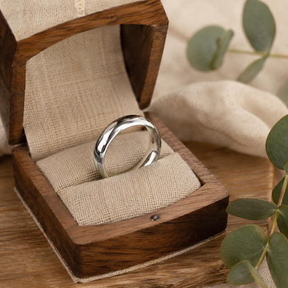 Plain Stainless Steel Unisex Ring