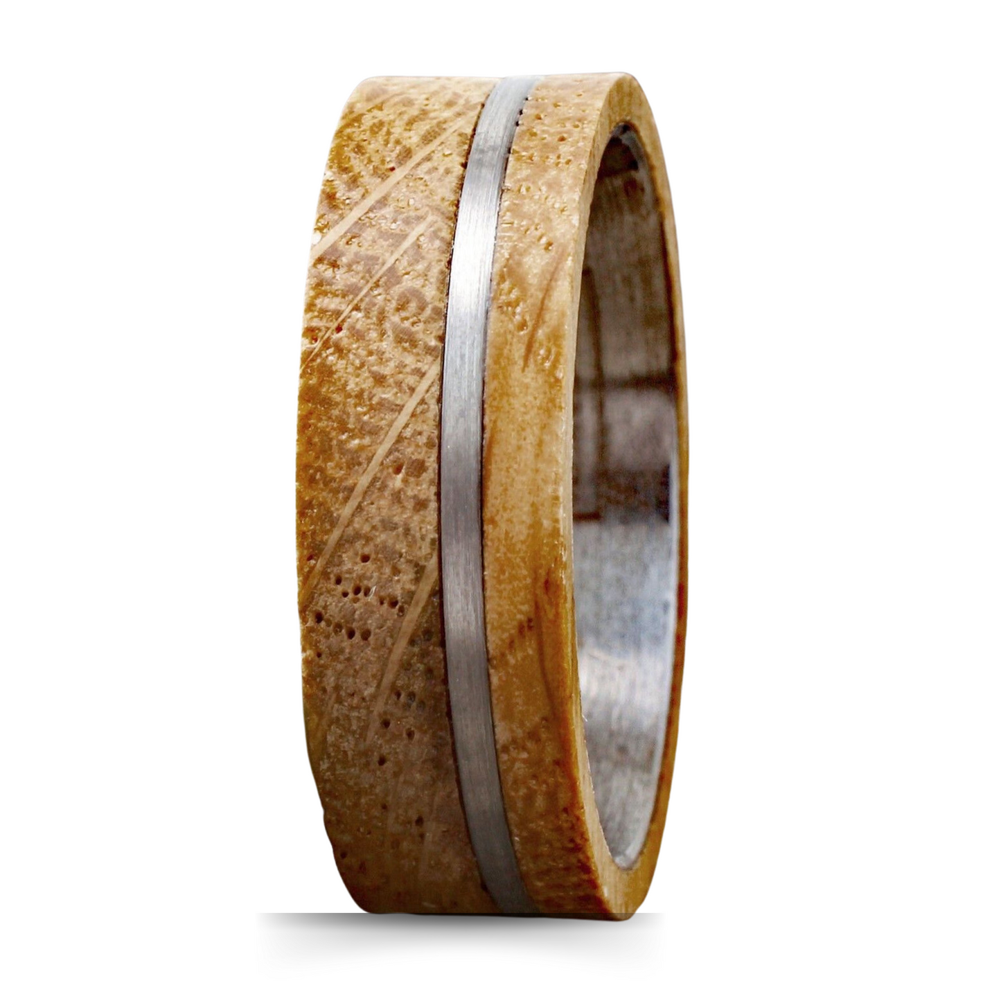 Offset Brushed Stripe Band