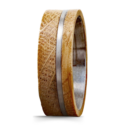 Offset Brushed Stripe Band