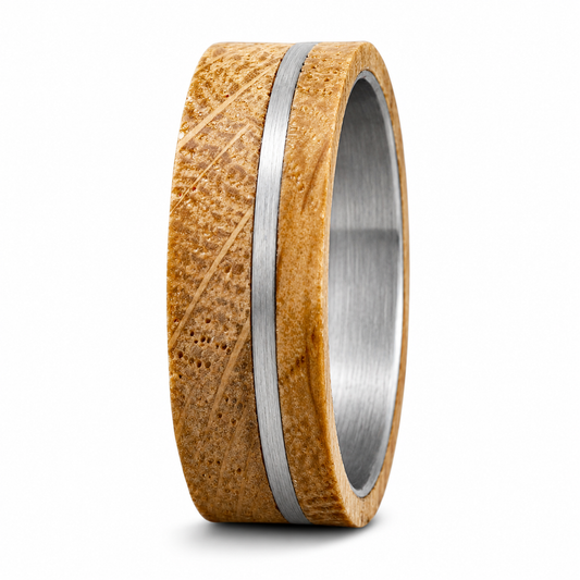 Offset Brushed Stripe Band