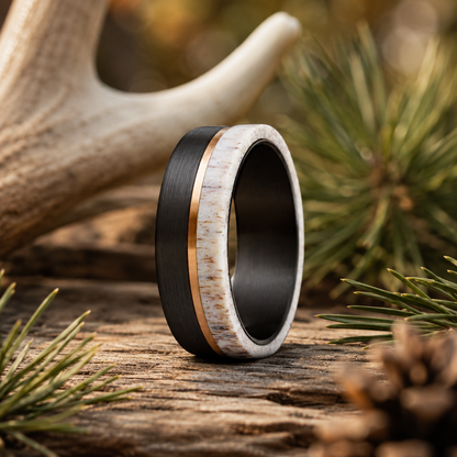 Brushed Tungsten w/ Gold Plated