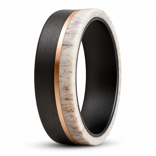 Brushed Tungsten w/ Gold Plated