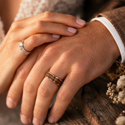 The Rose Gold Guitar String Ring