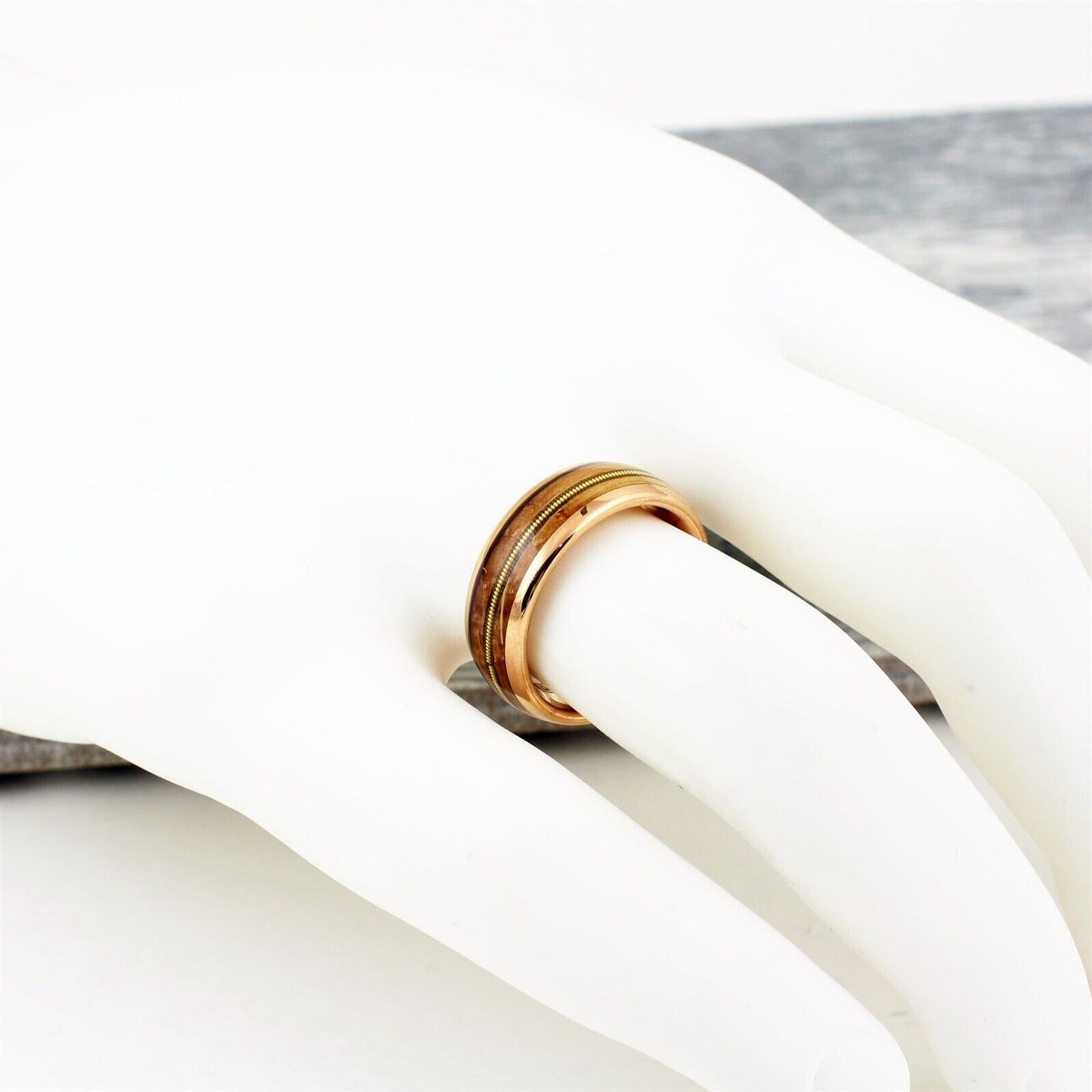 The Rose Gold Guitar String Ring